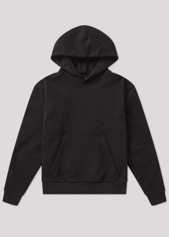 Bayham Black Oversized Hooded Sweatshirt