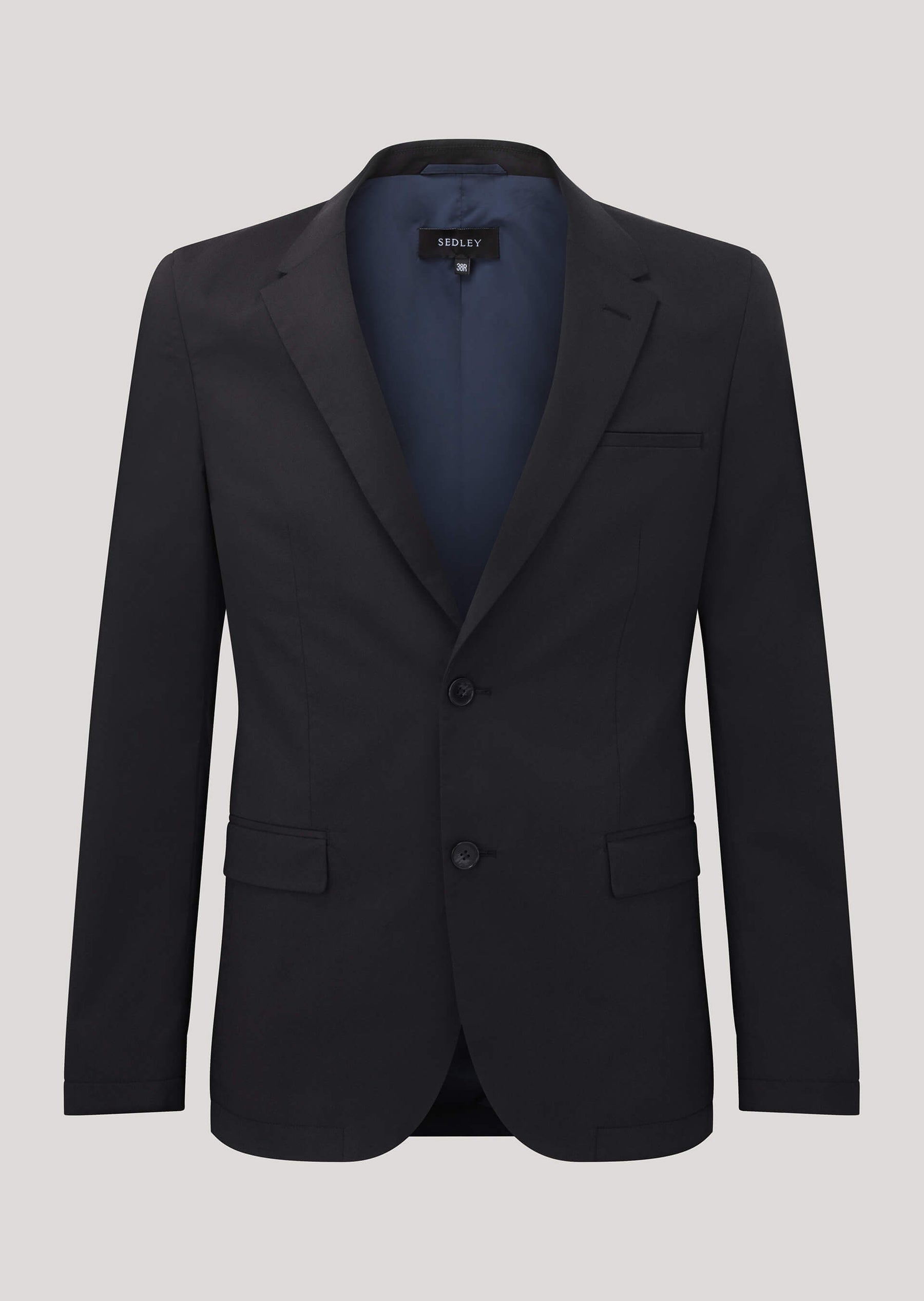 Beardsley Black Slim Fit Stretch Blazer