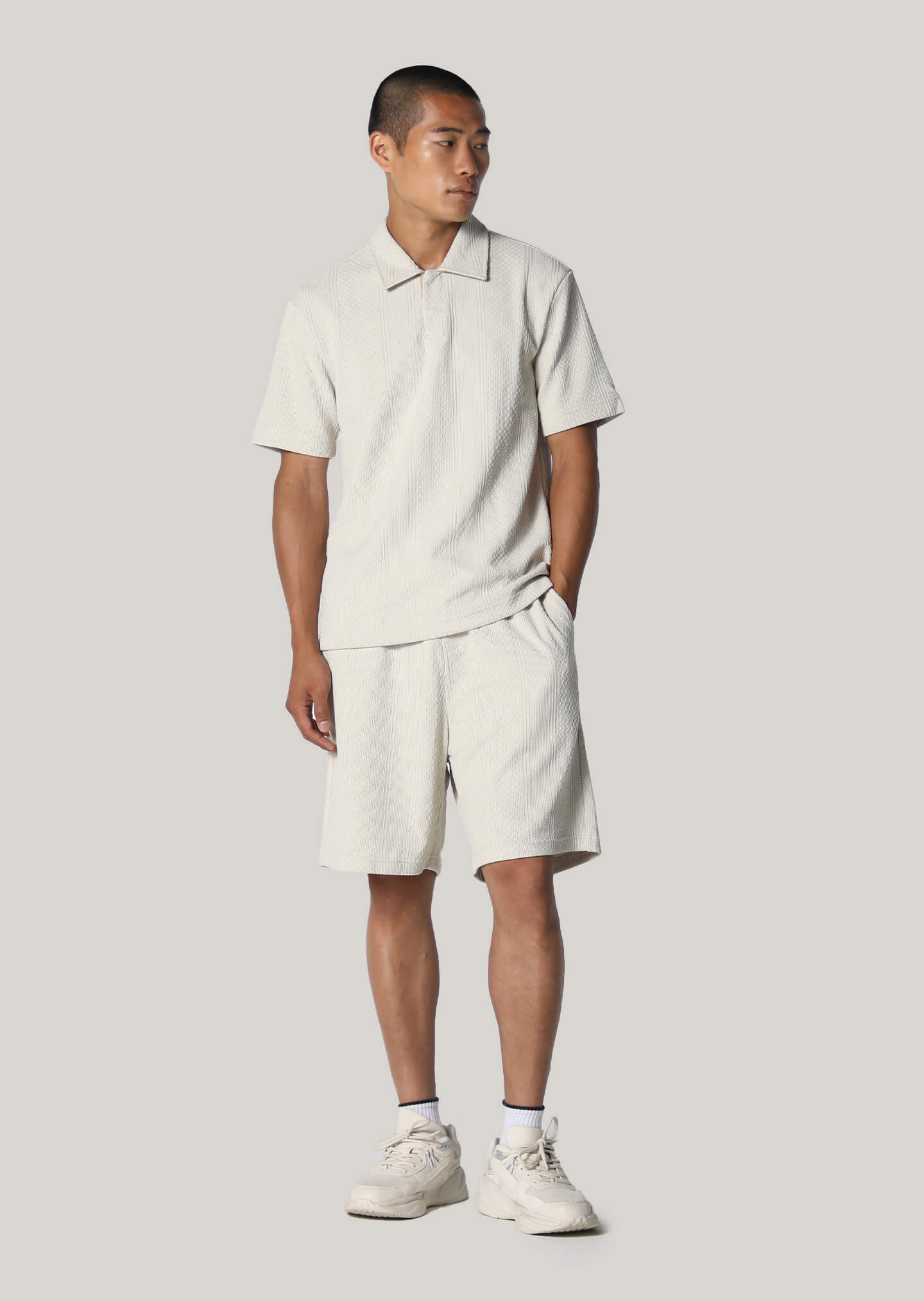 Bradman Beige Polo Shirt