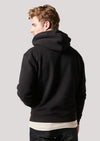 Bayham Black Oversized Hooded Sweatshirt