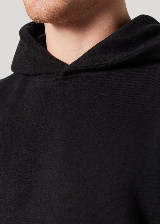 Bayham Black Oversized Hooded Sweatshirt