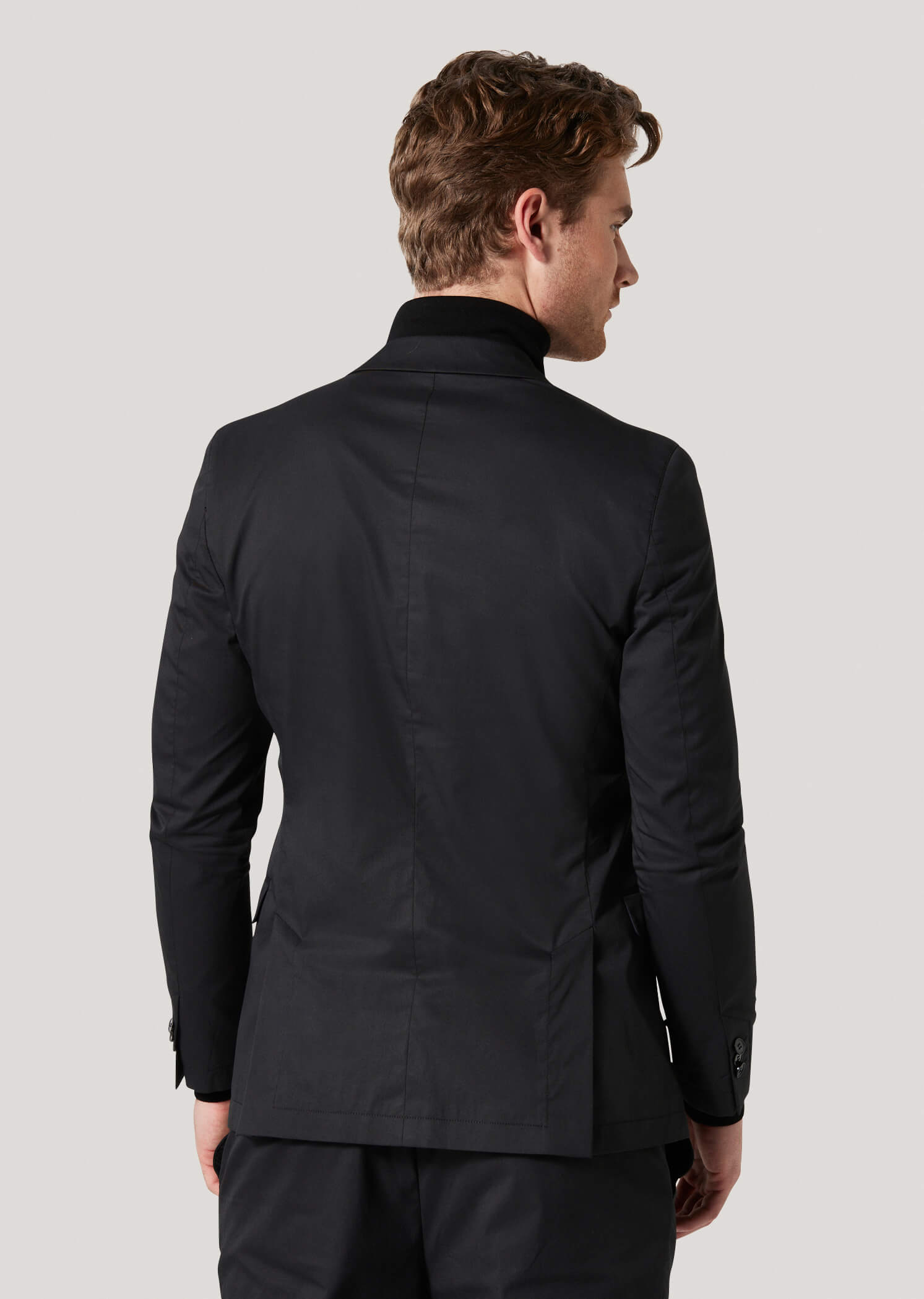 Beardsley Black Slim Fit Stretch Blazer