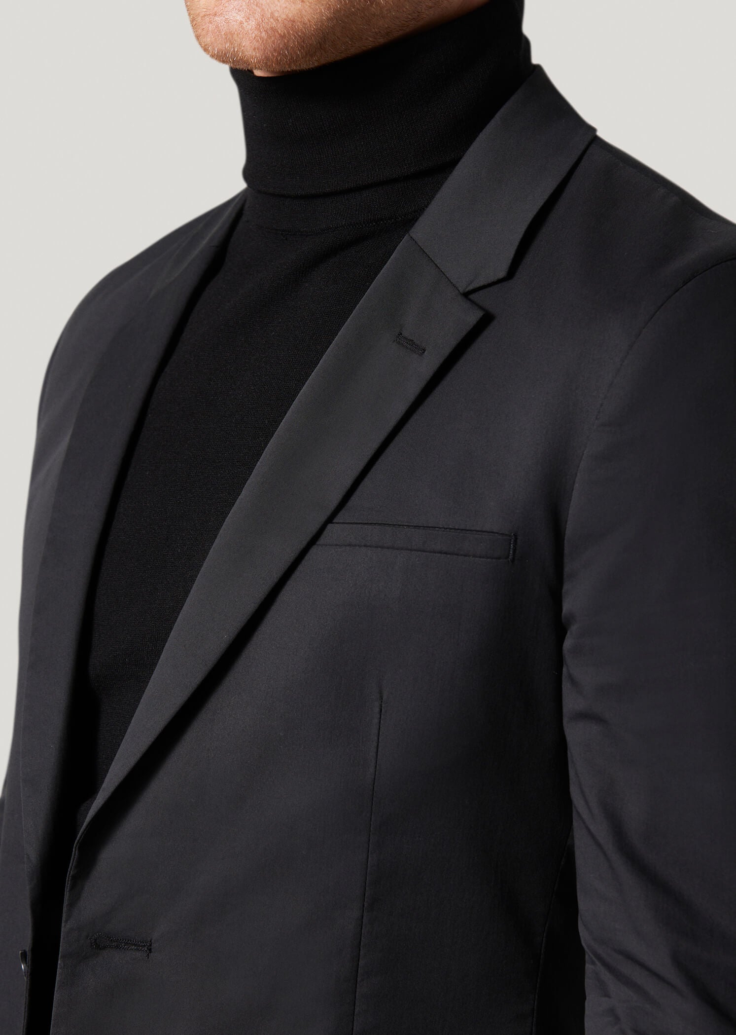 Beardsley Black Slim Fit Stretch Blazer