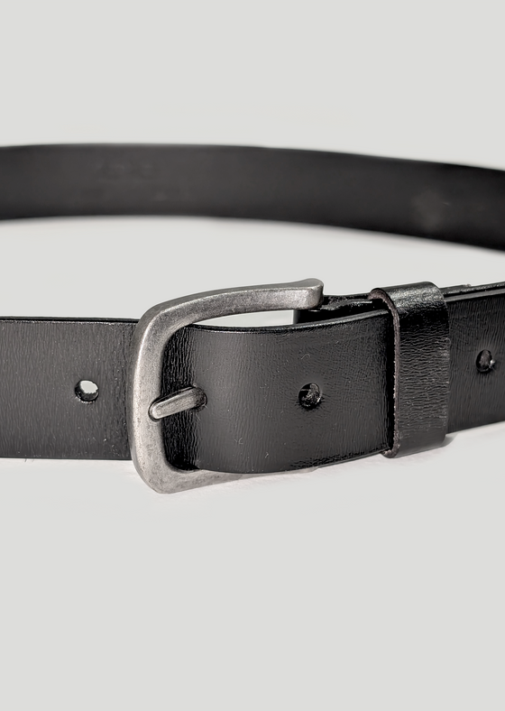 Sedley Black Leather Belt