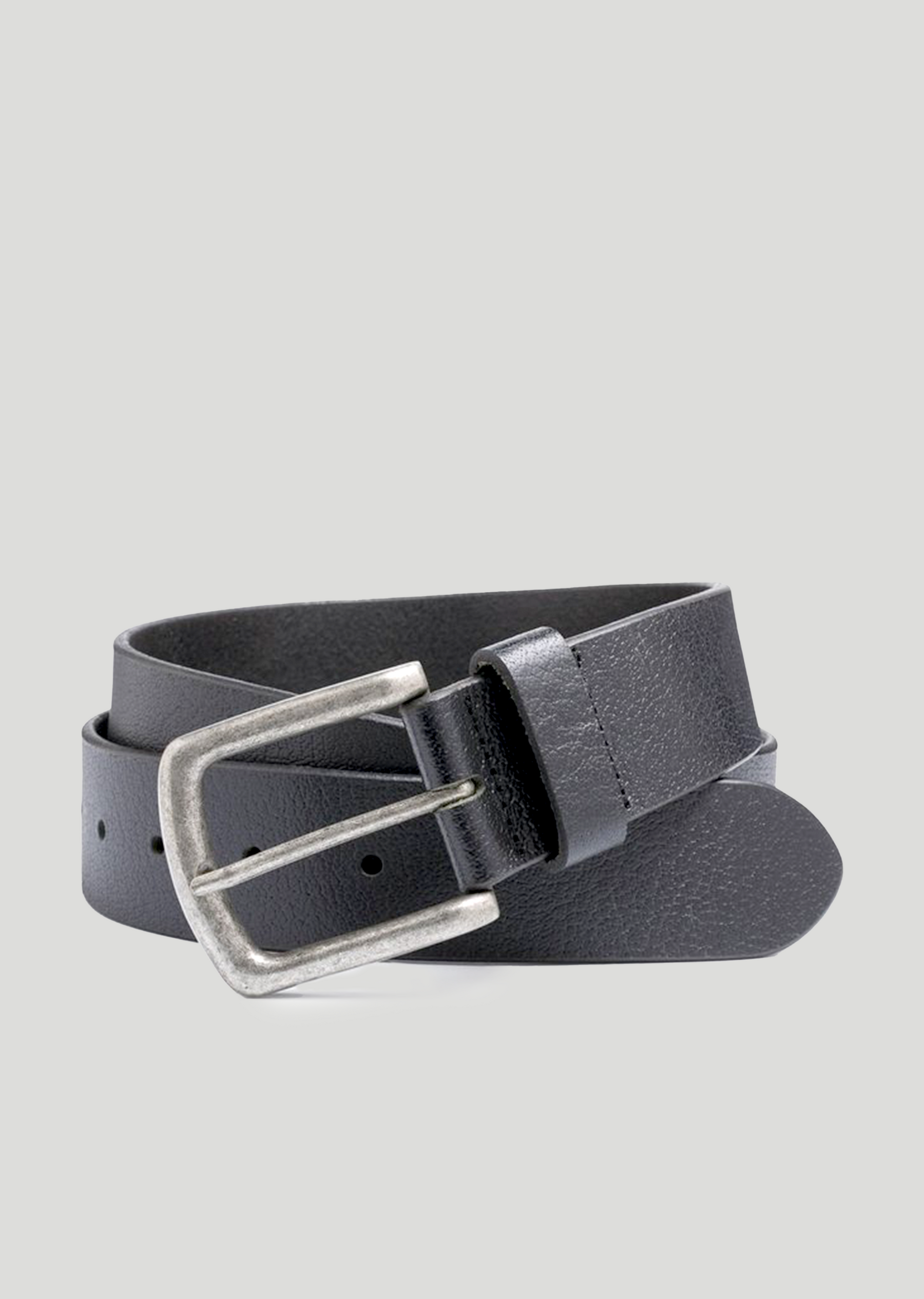 Sedley Black Leather Belt