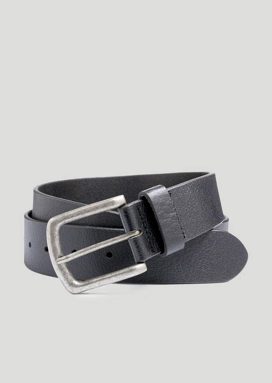 Sedley Black Leather Belt