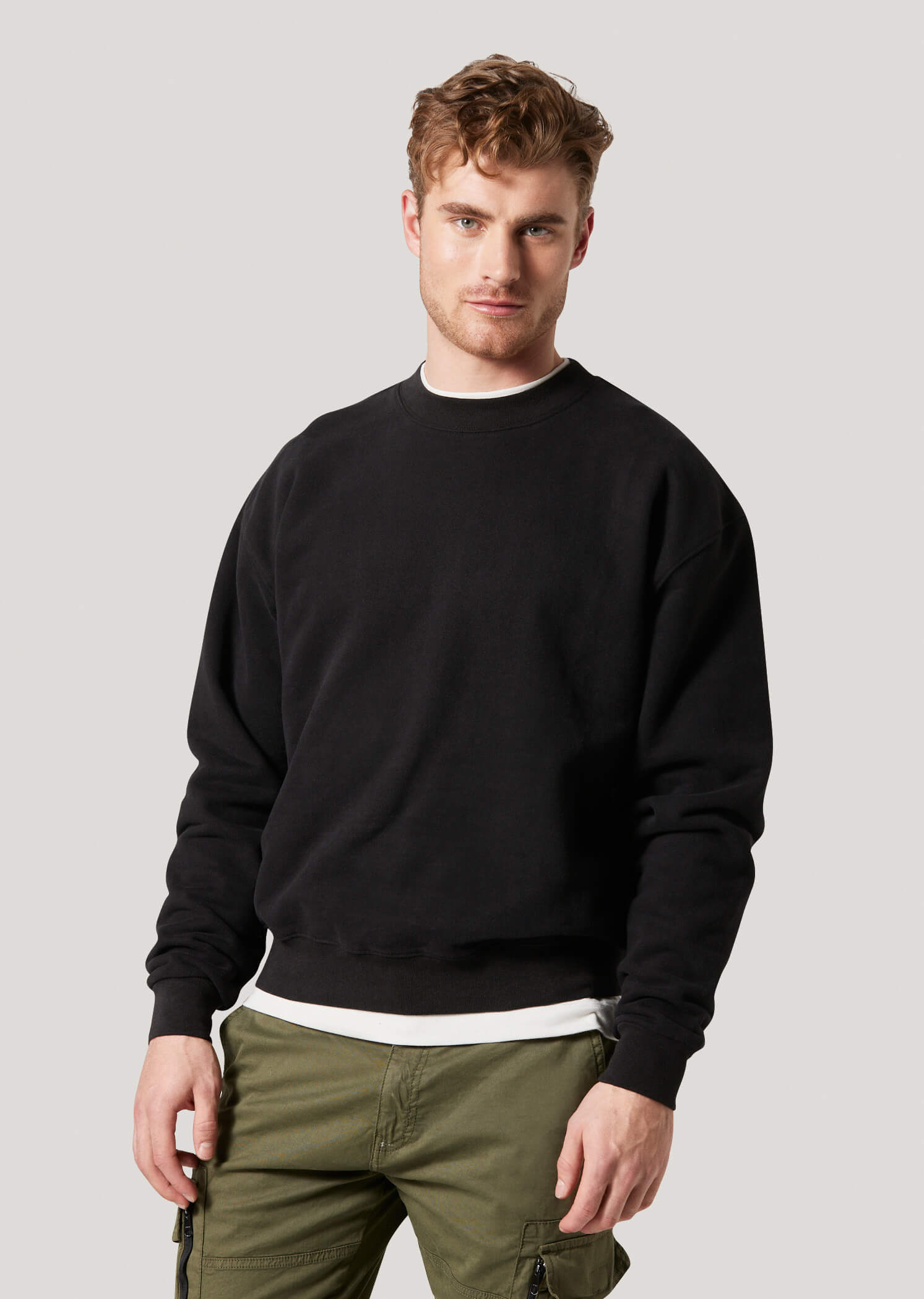 Bardell Black Oversized Sweatshirt