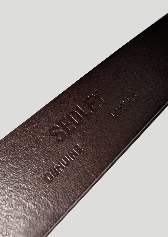 Sedley Brown Leather Belt