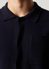 Carlisle Navy Knitted Cardigan