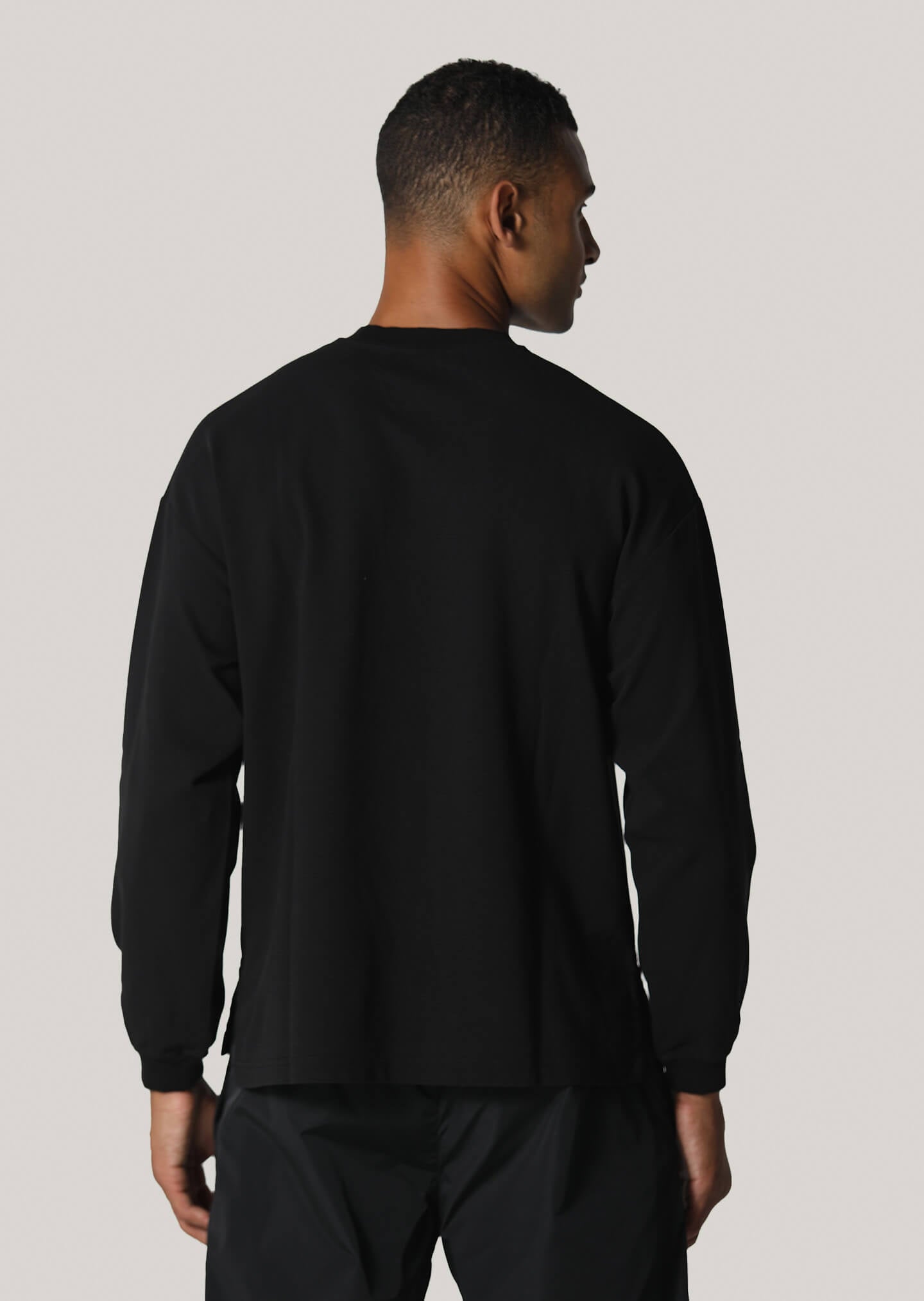 Cartwright Black Long Sleeve Heavyweight T-Shirt