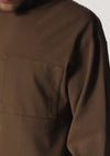 Cartwright Brown Long Sleeve Heavyweight T-Shirt