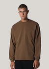 Cartwright Brown Long Sleeve Heavyweight T-Shirt