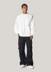 Cartwright White Long Sleeve Heavyweight T-Shirt
