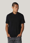 Cope Knitted Black Polo Shirt