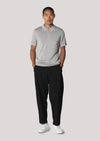 Cope Grey Knitted Polo Shirt