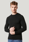 Durham Black Knitted Sweatshirt