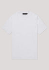 Ely White Slim Fit Stretch T-Shirt