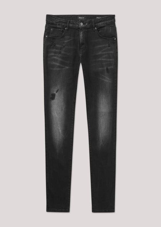 Finching 910 Black Regular Fit Denim Jeans