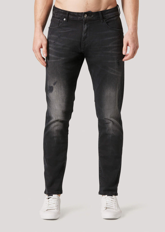 Finching 910 Black Regular Fit Denim Jeans