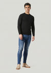 Durham Black Knitted Sweatshirt