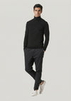 Midwinter Black Knitted Roll Neck