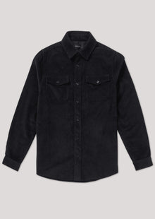  Hawke Black Corduroy Overshirt