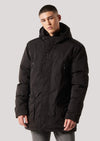 Henner Black Quilted Parka Jacket