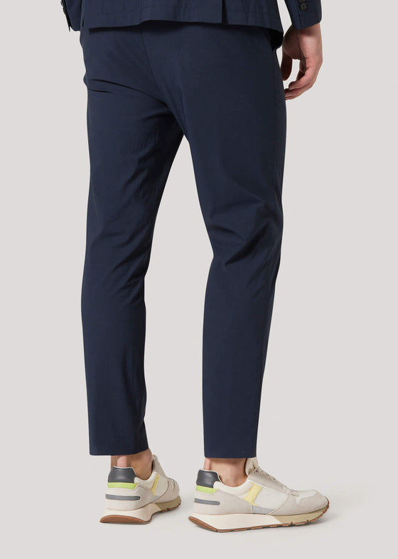 Hackforth Navy Stretch Formal Trousers