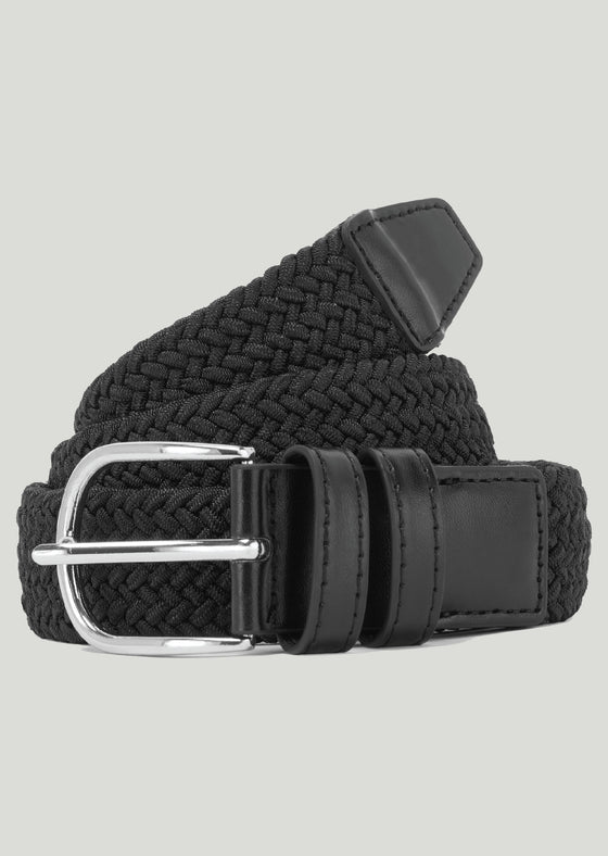 Hardy Black Woven Belt