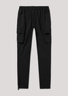 Jasper Nylon Black Cargo Pant