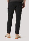 Jasper Nylon Black Cargo Pant