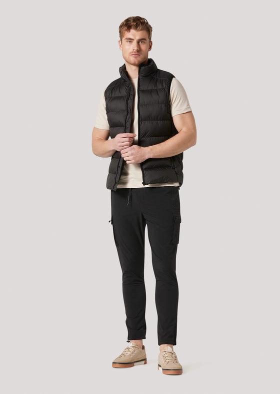 Jasper Nylon Black Cargo Pant