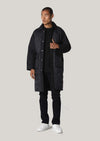 Lever Black Cropped Sleeve Jacket
