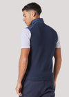 Moley Quilted Navy Gilet