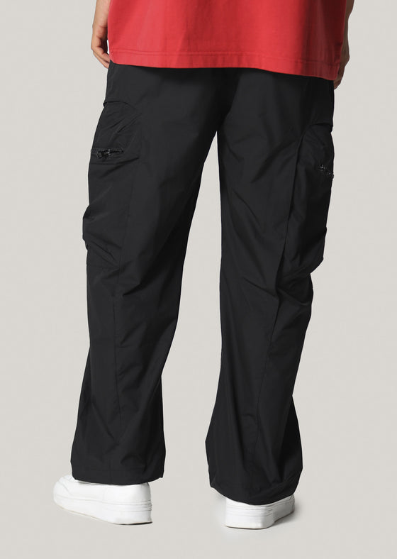 Morray Black Cargo Track Pant