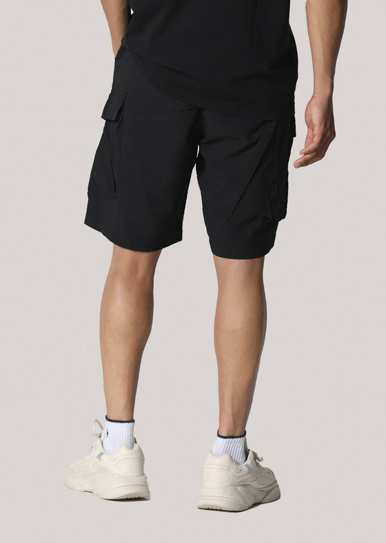 Parfitt Black Cargo Shorts