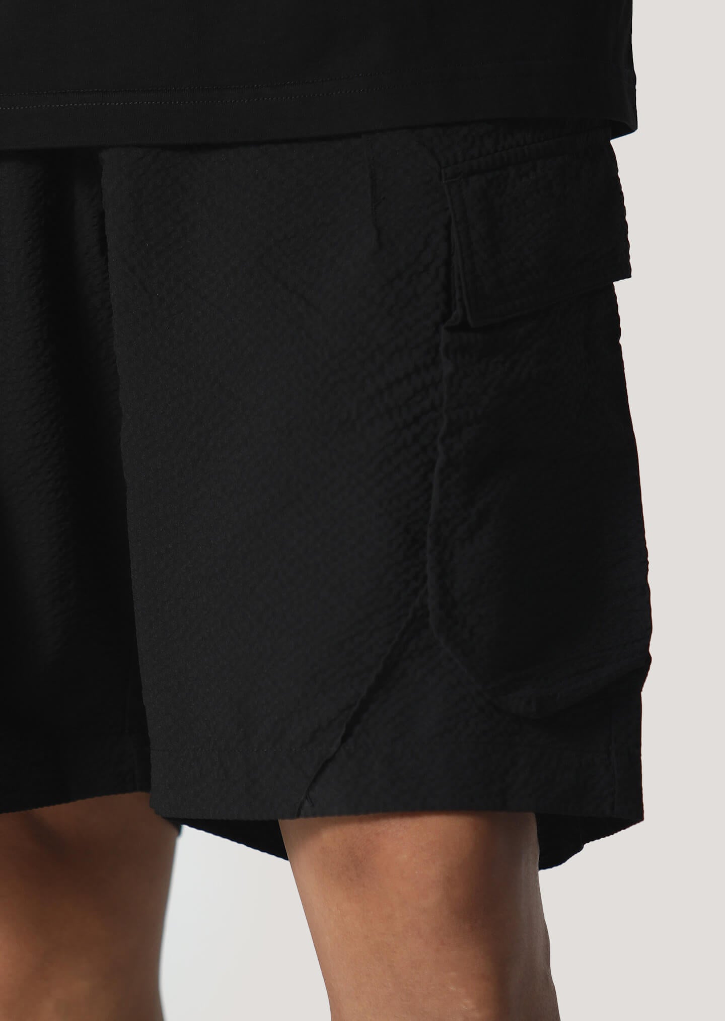Parfitt Black Cargo Shorts