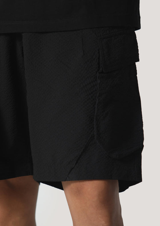 Parfitt Black Cargo Shorts