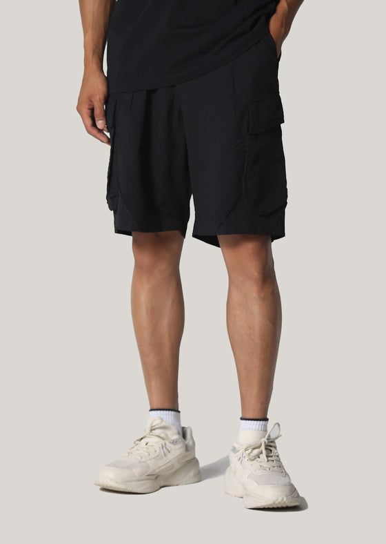 Parfitt Black Cargo Shorts