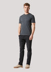 Rye Washed Black Slim Fit T-shirt