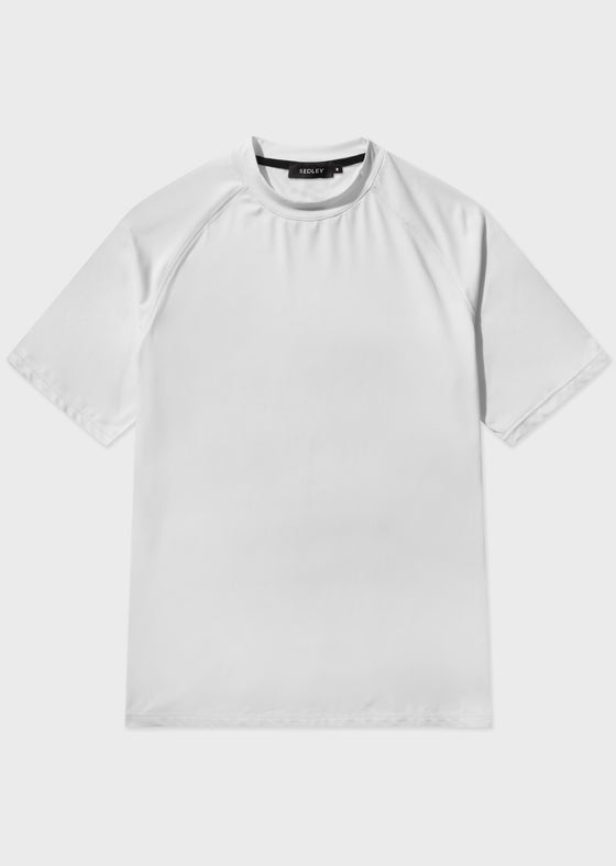 Taggart White Activewear Performance Tee