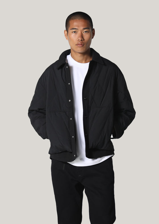 Shuttleworth Black Cropped Sleeve Jacket