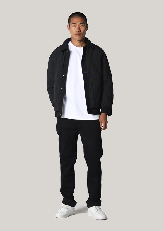 Shuttleworth Black Cropped Sleeve Jacket