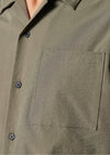 Steele Khaki Regular Fit Seersucker Shirt
