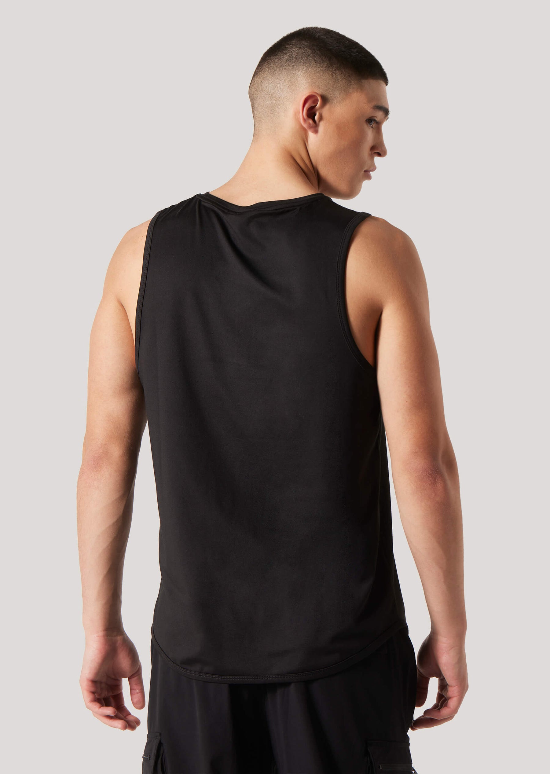 Stout Black Activewear Performance Vest