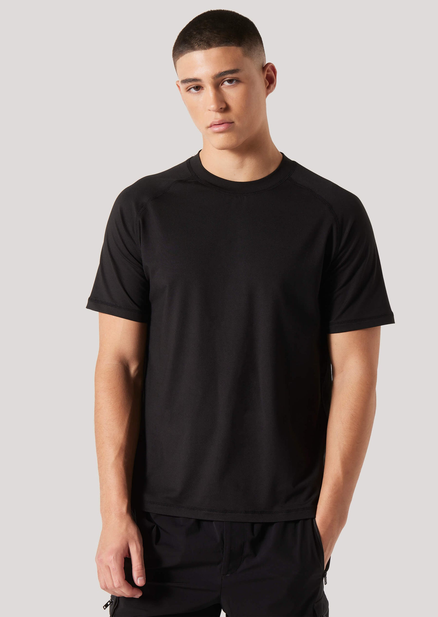 Taggart Black Activewear Performance Tee