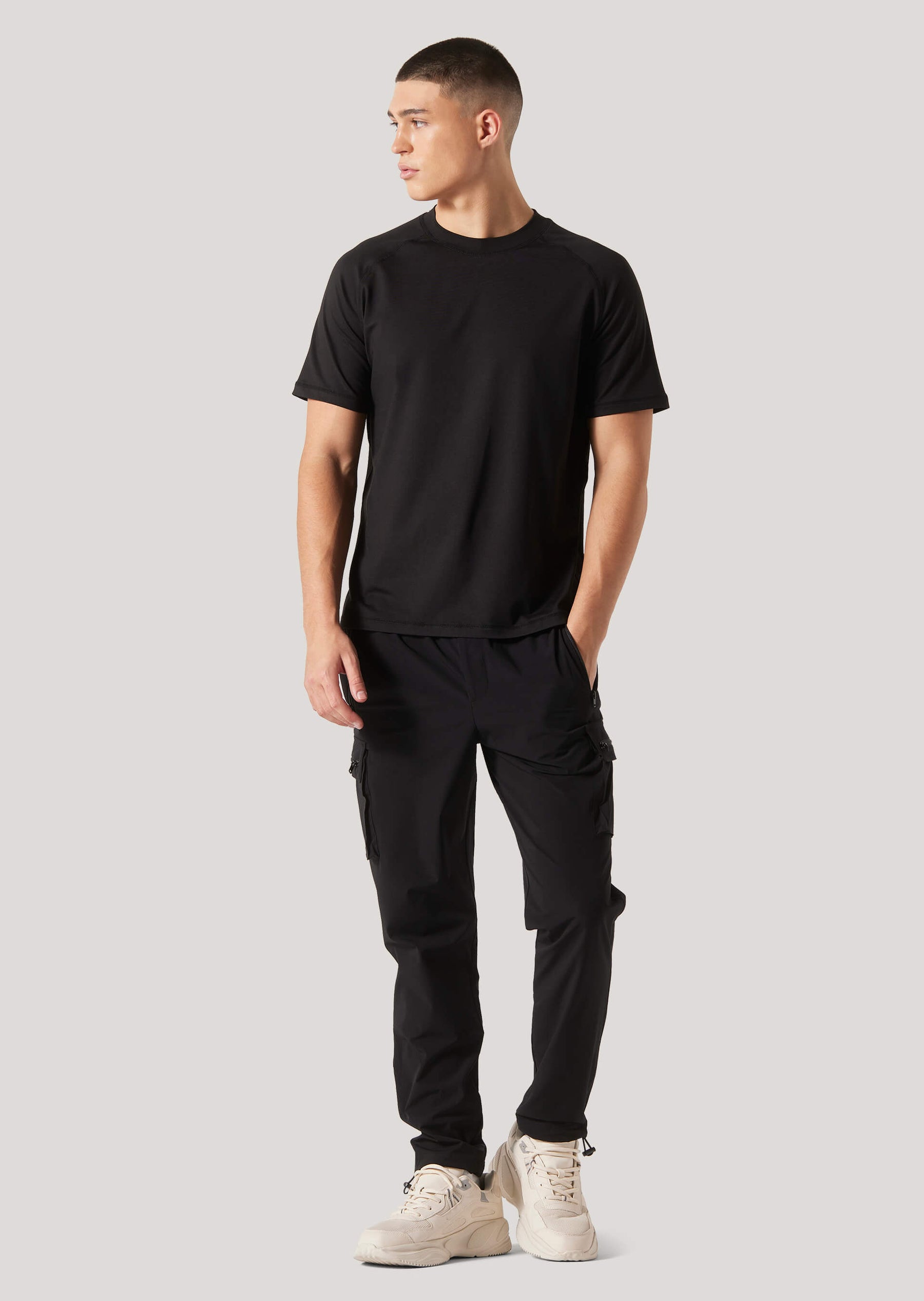 Taggart Black Activewear Performance Tee