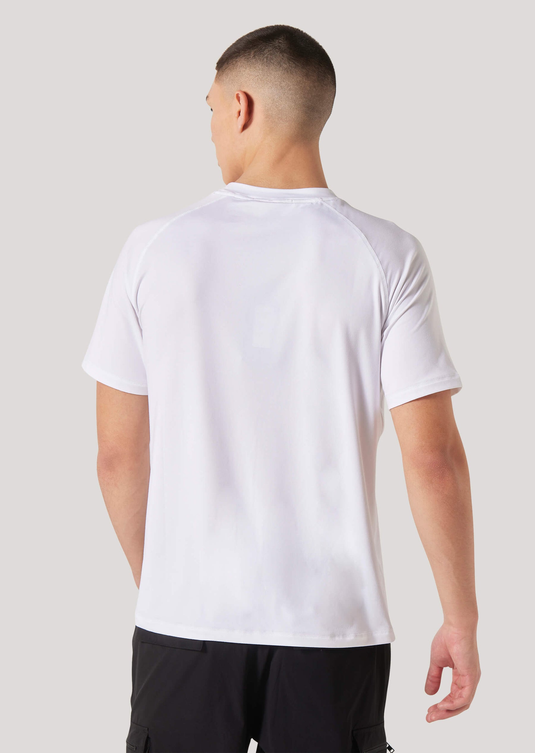 Taggart White Activewear Performance Tee