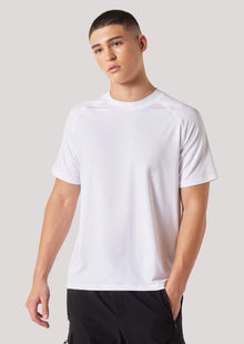  Taggart White Activewear Performance Tee