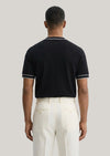 Tarver Knitted T-Shirt Black